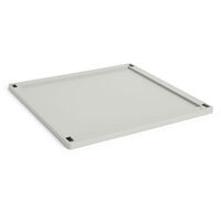 Colour Crate Plastic Large Square Lokk Grey