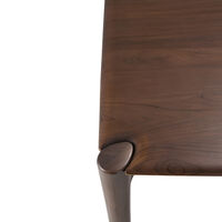 PI Matbord Mörkbetsad Teak 80x140 cm