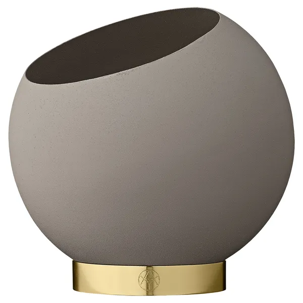 Globe Blomkruka Ø17 cm Taupe