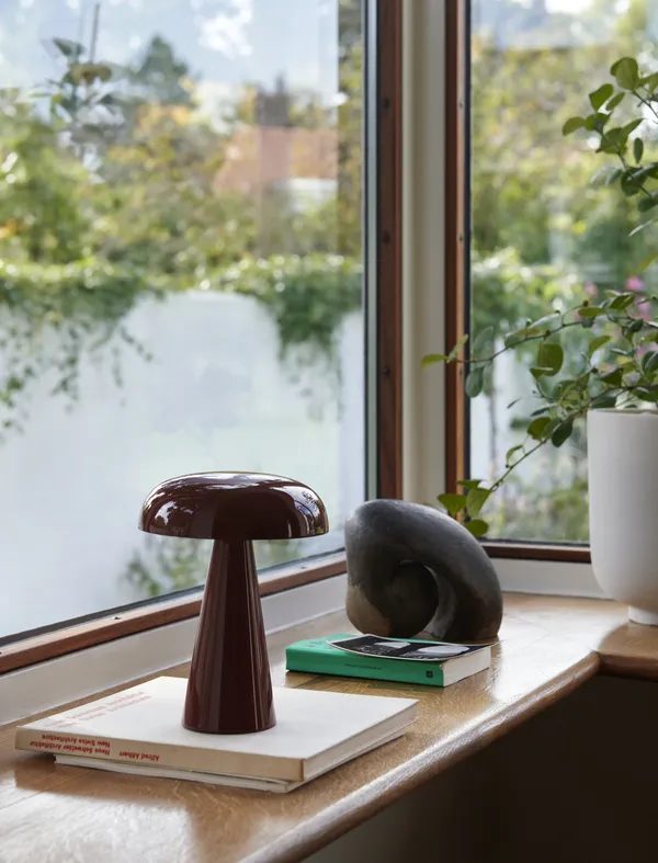 Como SC53 Bordslampa Portabel Rödbrun