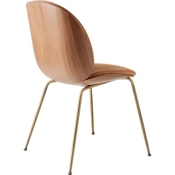 Beetle 3D Veneer Stol Valnøtt/Messing Belsuede Sp Fr 133