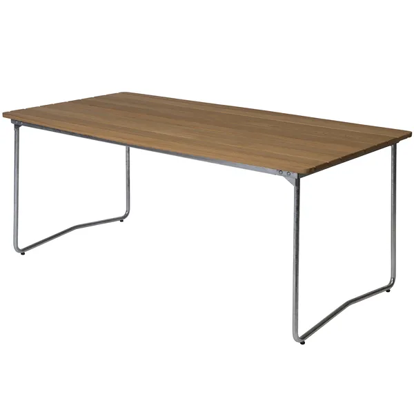 B31 Bord 92x170 cm Oljad Ek / Varmförzinkat StÄl