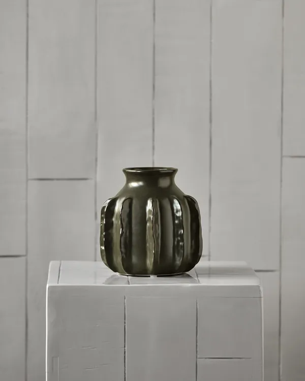 Cactus Vase Mørkegrøn