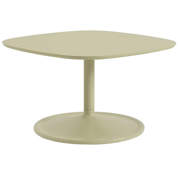 Soft Salongbord 70x70 cm Laminat Beige Green