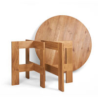Farmhouse Trestle Spisebord Eg Ø 140 cm