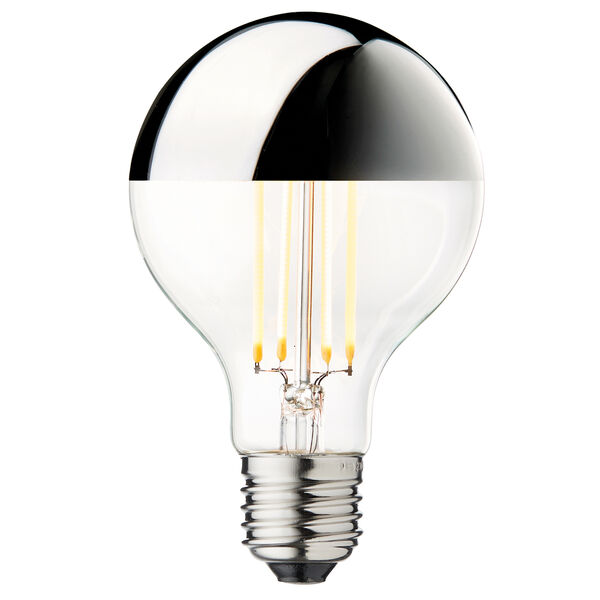 Globe Led-Lyskilde 35W Ø8 cm Sølv