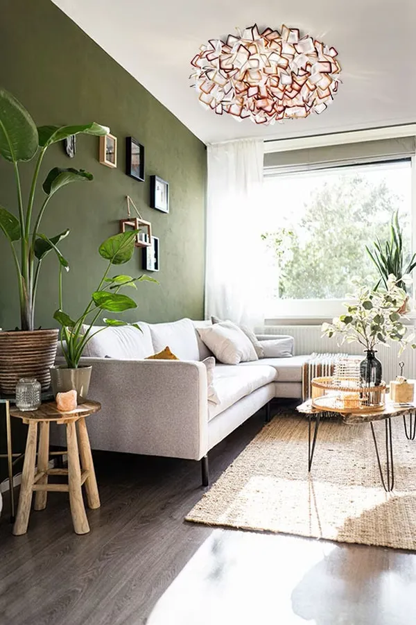 Clizia Vegg-/Taklampe 53 cm Oransje