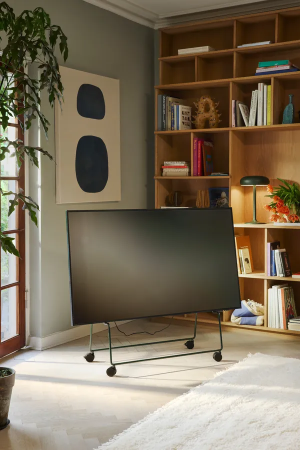 Carry Tv-Taso Huonekalupyörillä Cedar Green