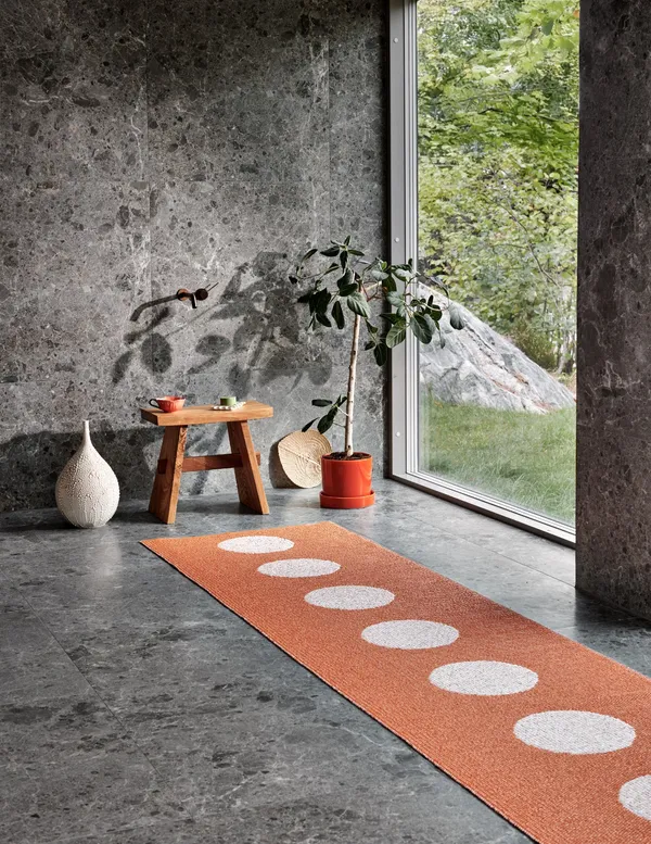 Vera Pop Matto 70x120 cm Pale Orange / Pearl Pink