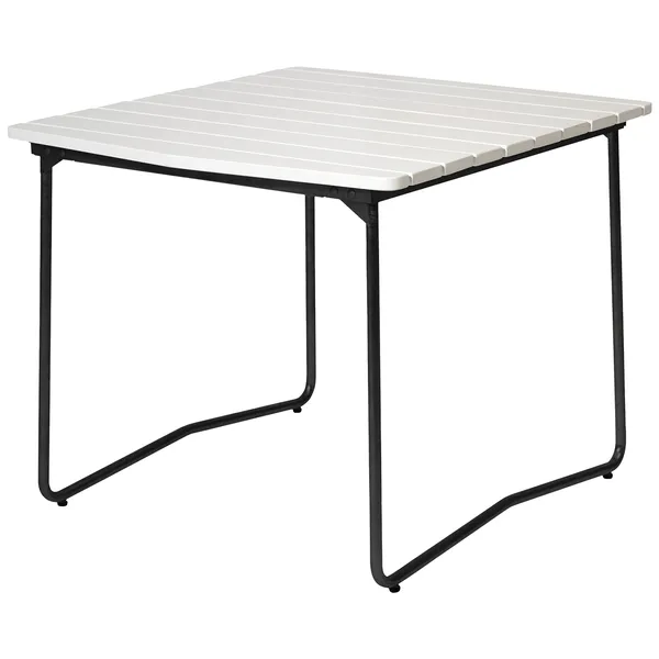 B31 Bord 84x92 cm Vitlackerad Ek / Svart
