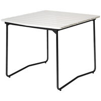 B31 Bord 84x92 cm Vitlackerad Ek / Svart