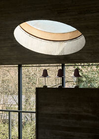 Pantop Bordlampe Bærbar Ø18 Krom / Pitch Brown