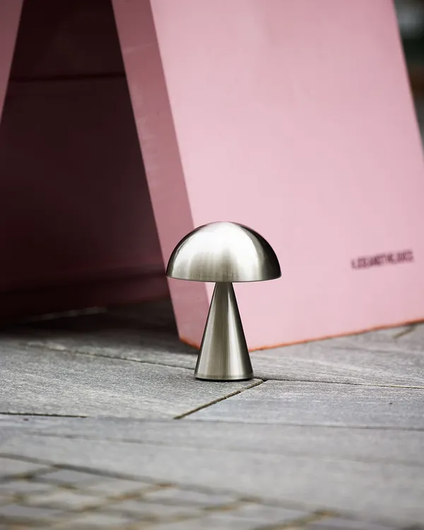 Mush Portabel Lampa Portabel Nickel