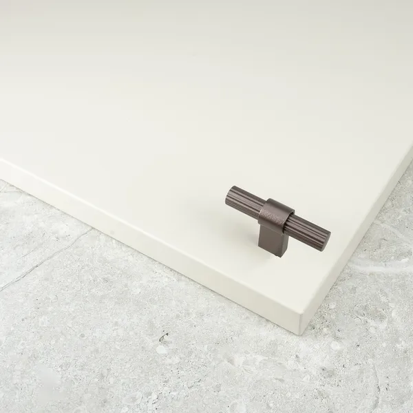 T Helix Stripe Knop Mørk Bronze
