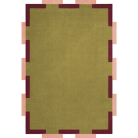 Teklan Fregio Villamatto 180x270 cm Olive / Blush
