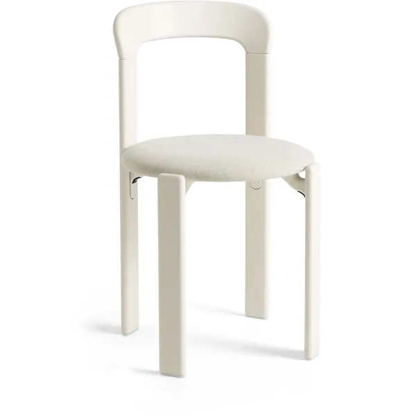 Rey Stol Betrukket Sæde Cream White
