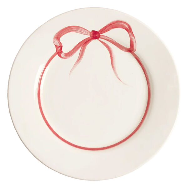 Bow Tallerken 28 cm Mørk Pink