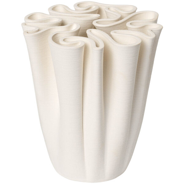 Dedali Vase H18 cm Off-white