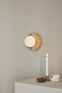 Liila Muuse Væg-/Loftslampe 200 mm Nordic Gold / Opal