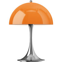 Panthella 250 Bordlampe Bærbar Original Opal Orange