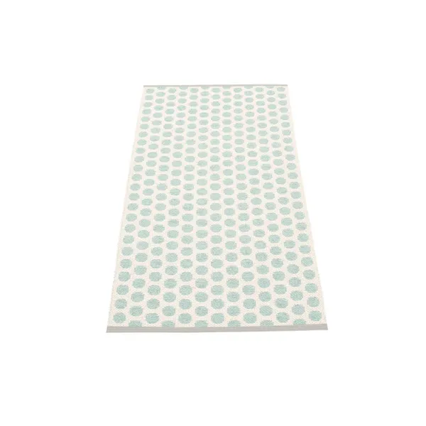 Noa Gulvtæppe 70x250 cm Pale Turquoise/Vanilla