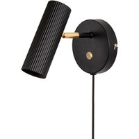 Hubble Vägglampa Svart