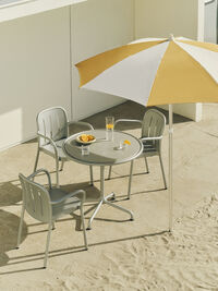 Terrazza Parasol Octagon Off-white / Ochre