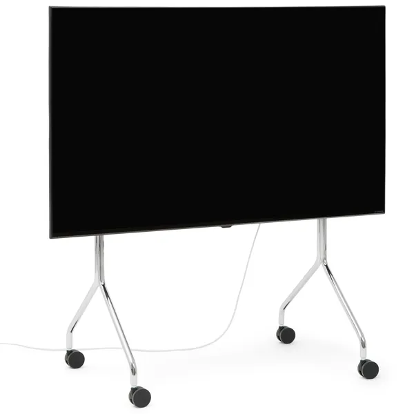 Moon Rollin' Tv Stand Chrome