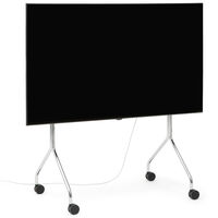 Moon Rollin' Tv Stand Chrome