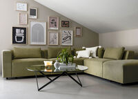 Sirius Sofabord Ø120x38 cm Sort