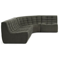 N701 Hjørnesofa Rundt Hjørne Eco / Moss