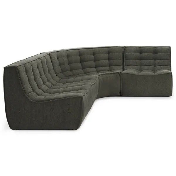 N701 Hjørnesofa Rundt Hjørne Eco / Moss