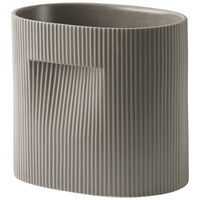 Ridge Krukke 24 cm Taupe