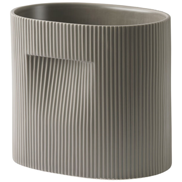 Ridge Krukke 24 cm Taupe