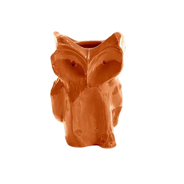 After Midnight Owl vase S Orange