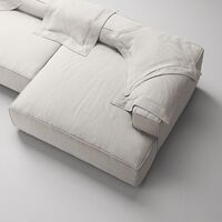 Grand 5-Sitssoffa schäslong Höger Minetyg Moon White