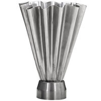 Flood Vase 33 cm Børstet Sølv