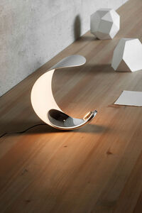 Curl LED Bordlampe Sølv