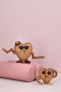 Holly Heart Trefigur Hjerte 8 cm