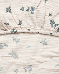 Blueberry Muslin Fitted Sheet 180x200 cm