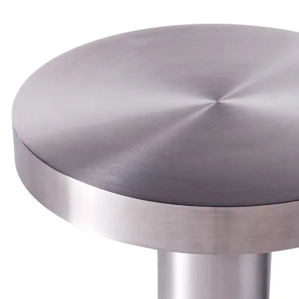 Cufflink Sidobord Ø45 cm Rostfritt Stål