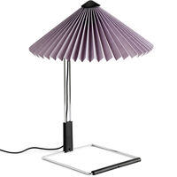 Matin Bordlampe 300 mm Speilplettert Stål / Lavender