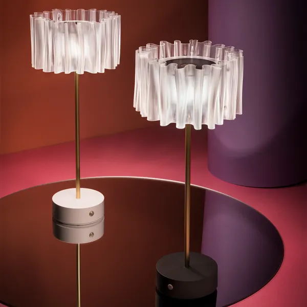 Accordéon Battery Bordlampe Bærbar Sort / Prisma