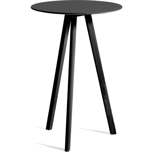 CPH 20 2.0 Barbord Ø70x105 cm Vattenbaserad Lackad Ek / Svart