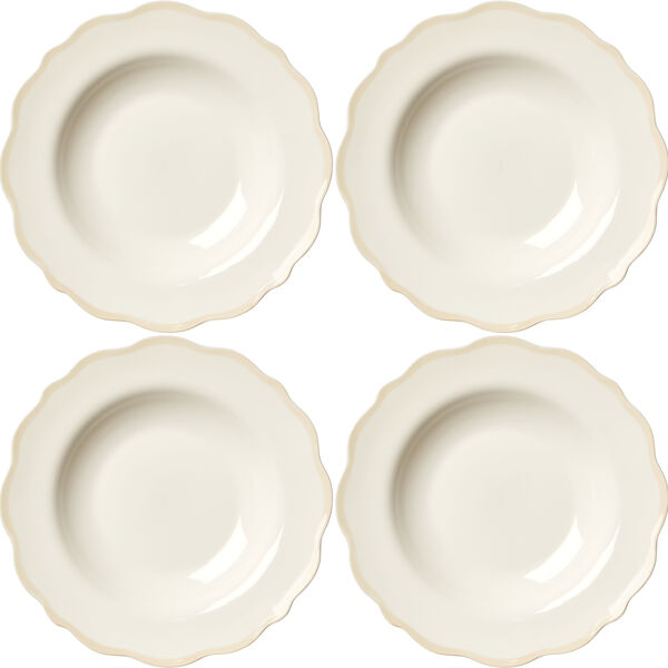 Fleur Skål 23 cm 4-pack Sand