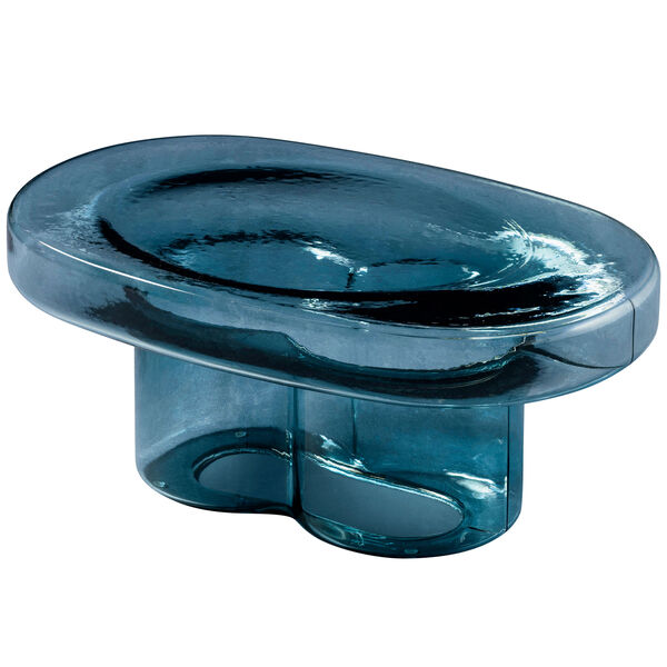 Soda Coffee Table 70x45 cm Blue Grey