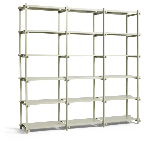 Woody Hyllsystem 2.0 High Smokey Grey Beech / Smokey Grey Steel