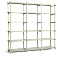 Woody Hyllsystem 2.0 High Smokey Grey Beech / Smokey Grey Steel