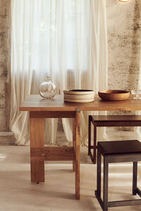 Low Stool 01 Stol Brun