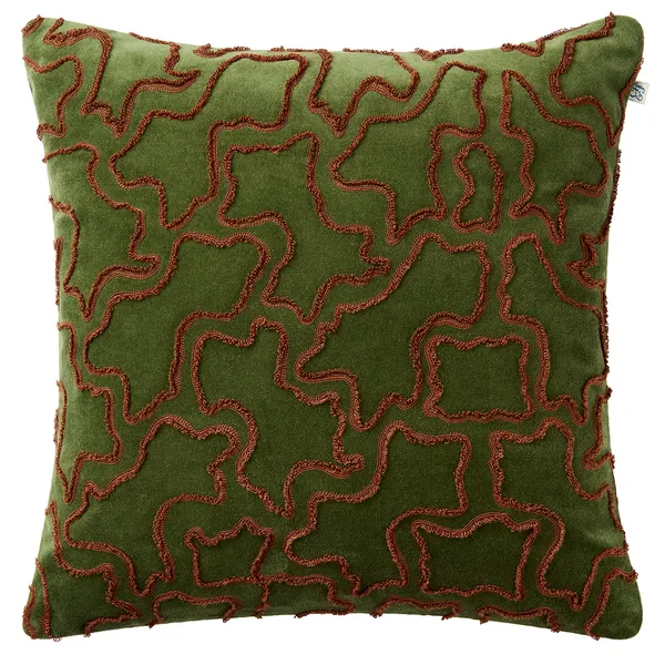 Ganga Tyynynpäällinen Terracotta / Cactus Green